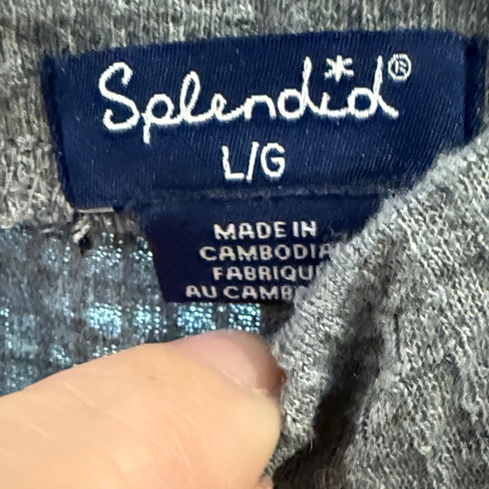 Splendid Gray Textured Pants - Picture 2 of 4